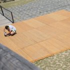 montaż podłogi w Stobiernej 