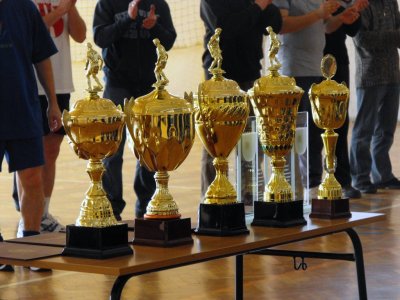 Samorządowy Turniej Halowej Piłki Nożnej Rozdanie nagród 