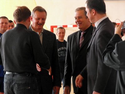 Samorządowy Turniej Halowej Piłki Nożnej Rozdanie nagród 