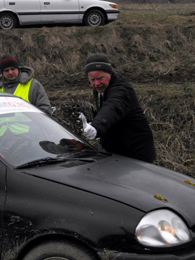 Rajd Wielopole Skrzyńskie Sosnice Szufnarowa renault start