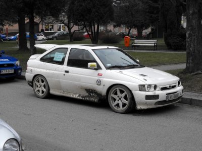 Po rajdzie Wielepole Skrzyńskie Sośnice Szufnarowa - subaru kombi