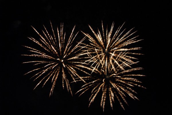 fajerwerki pokaz na Dniach Ziemi Frysztackiej 2013, koncert Sami