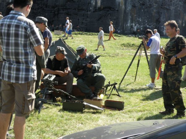 Inscenizacja bitwy, zdjęcia z imprezy.