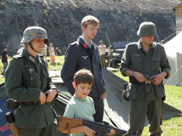 Inscenizacja bitwy, zdjęcia z imprezy.