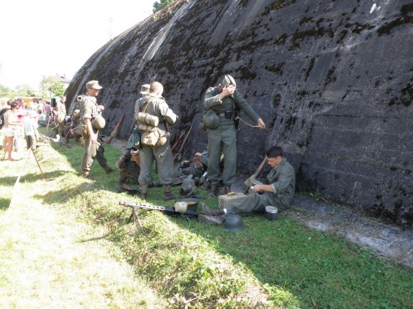 Inscenizacja bitwy, zdjęcia z imprezy.