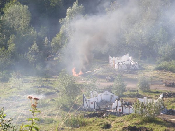 Inscenizacja bitwy, zdjęcia z imprezy.