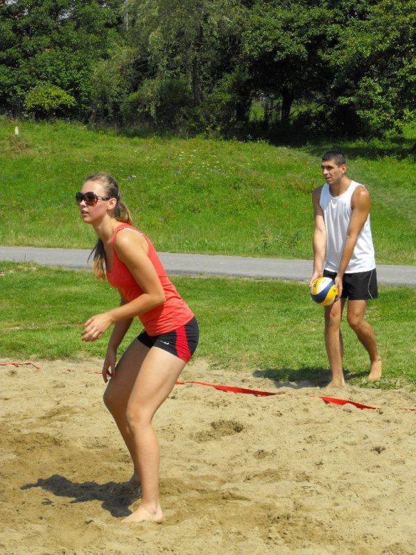 Otwarty Gminny Turniej Piłki Siatkowej Plażowej. Siatkówka plażowa na wysokim powiomie.
