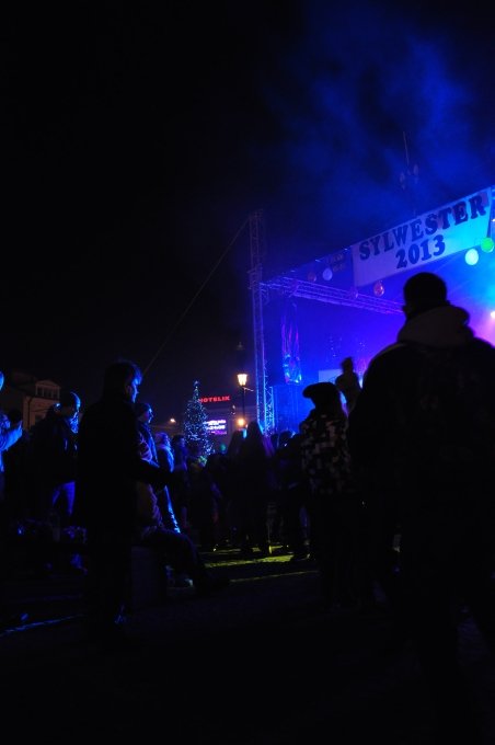Zdjęcia z Sylwestra na rynku w Strzyżowie