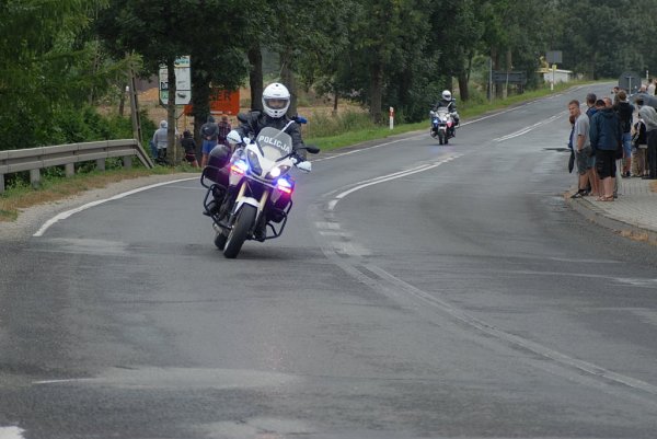 Przejazd wyścigu Tour de Pologne