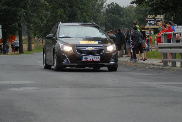 Przejazd wyścigu Tour de Pologne