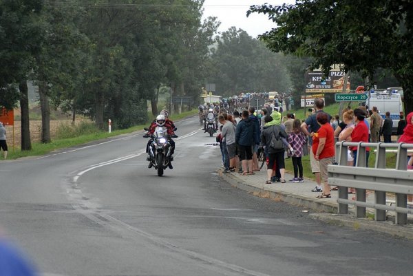 Przejazd wyścigu Tour de Pologne