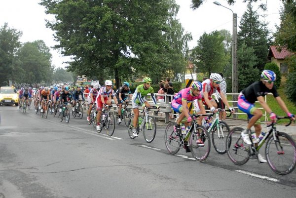 Przejazd wyścigu Tour de Pologne