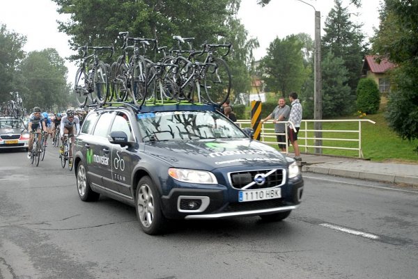 Przejazd wyścigu Tour de Pologne