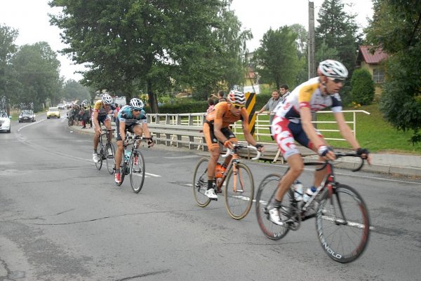 Przejazd wyścigu Tour de Pologne