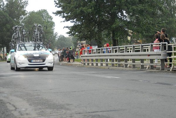 Przejazd wyścigu Tour de Pologne