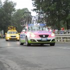 Przejazd wyścigu Tour de Pologne