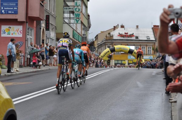 Tour de Pologne przez Strzyżow - fot. Tomasz Ciombor