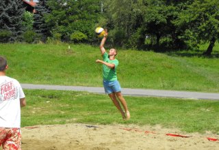Otwarty Gminny Turniej Piłki Siatkowej Plażowej. Siatkówka plażowa na wysokim powiomie.