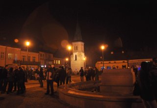 Zdjęcia z Sylwestra na rynku w Strzyżowie