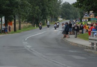 Przejazd wyścigu Tour de Pologne