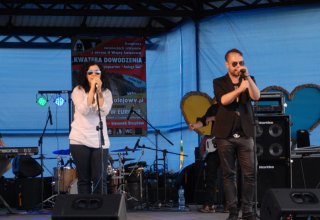 Przejazd wyścigu Tour de Pologne