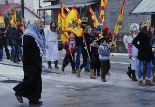 Zdjęcia z Orszaku Trzech Króli w Wiśniowej