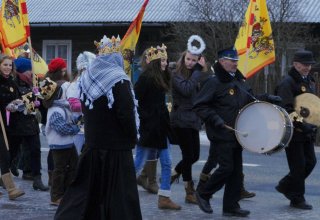 Zdjęcia z Orszaku Trzech Króli w Wiśniowej