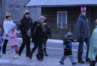 Zdjęcia z Orszaku Trzech Króli w Wiśniowej