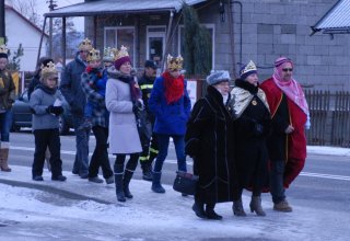 Zdjęcia z Orszaku Trzech Króli w Wiśniowej