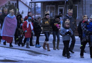 Zdjęcia z Orszaku Trzech Króli w Wiśniowej