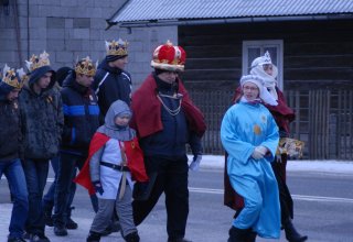 Zdjęcia z Orszaku Trzech Króli w Wiśniowej