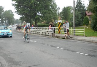 Przejazd wyścigu Tour de Pologne