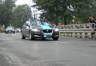 Przejazd wyścigu Tour de Pologne