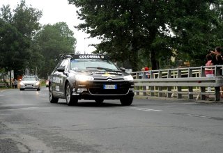 Przejazd wyścigu Tour de Pologne