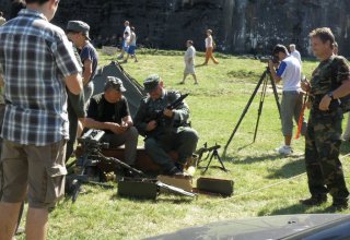 Inscenizacja bitwy, zdjęcia z imprezy.