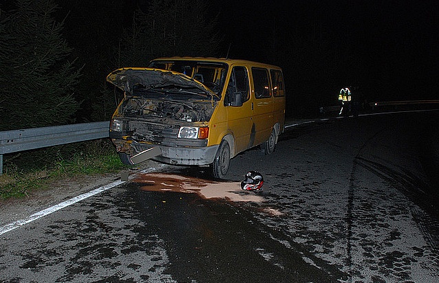 Wypadek motocyklisty z lutczy Wypadek motocyklisty z lutczy