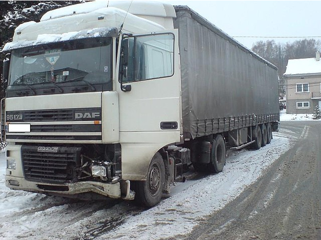 wypadek w niebylcu tir wypadek w niebylcu