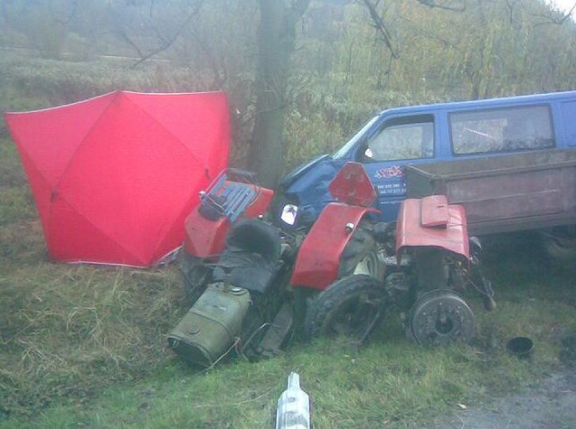 Śmiertelny wypadek w Cieszynie Śmierć 81-letniego traktorzysty