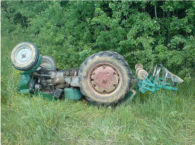 ciagnik przgniecenie ciagnig