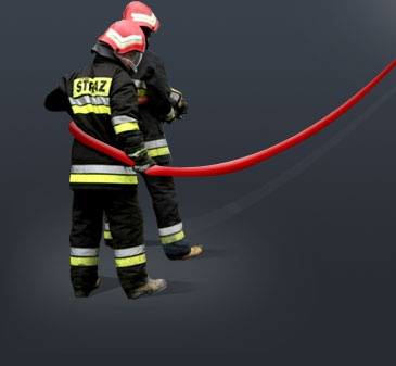 Pożar w domu jednorodzinnym w Cieszynie Strażacy